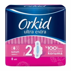 ORKİD ULTRA UZUN TEKLİ PAKET 8 AD.